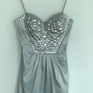 Silver Cocktail Dress